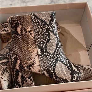 snake skin boots